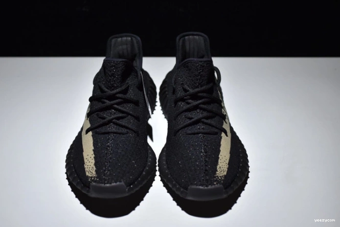 BY9611 Black Adidas V2 Yeezy Core 350 Green Boost 0725